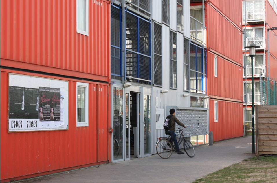 Image of Keetwonen shipping containers development
