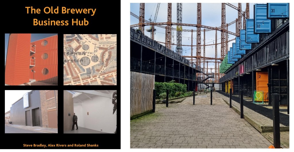 An image showing the student project, next to a photo of the completed development